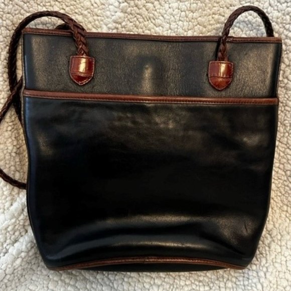 Brighton Leather Croc Embossed Tote Bag - Picture 2 of 3